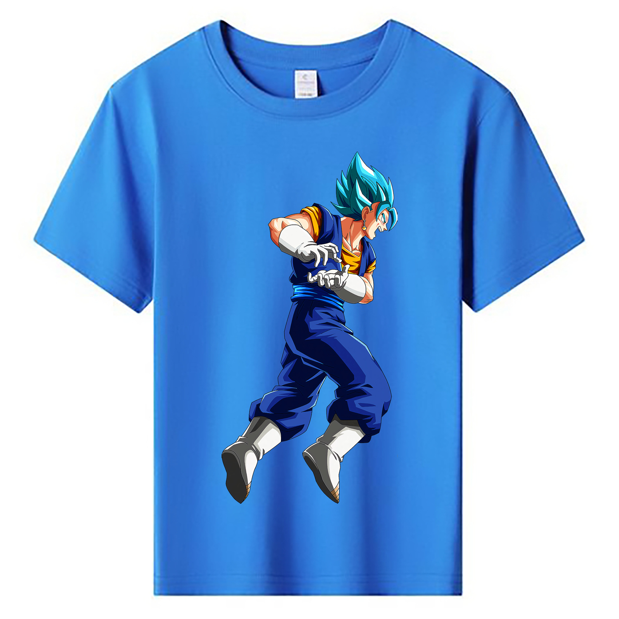 （画像用） ドラゴンボール ベジット DRAGON BALL Vegetto 綿100％キッズTシャツ（フロントプリント）